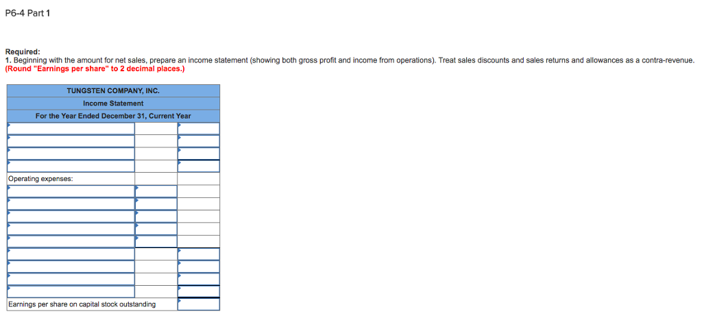 with Discounts, Returns, and Bad Debts L06-1, 6-2, 6-3 [The following information