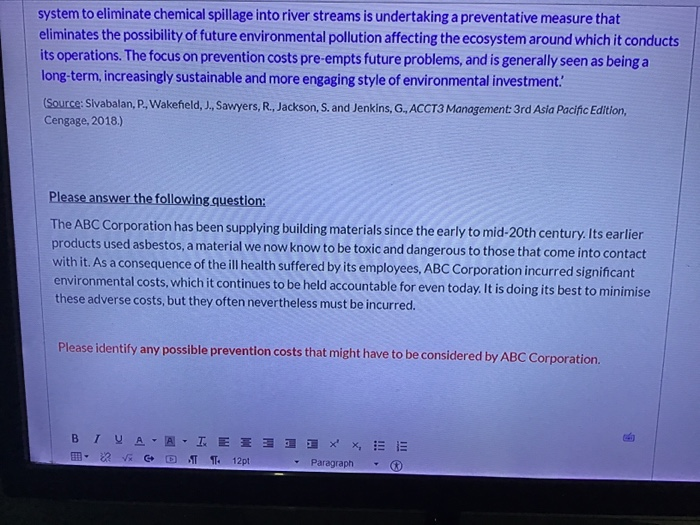 goods sold (COGS) in both years was 50% of revenues. ***Profits for