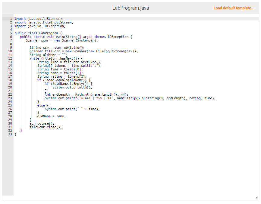 I'm having some difficulty solve for this whitespace error I'm getting with