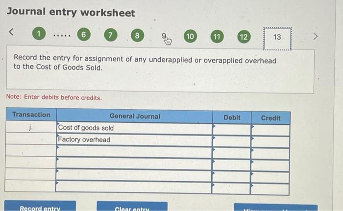 materials Direct labor Applied overhead Costs during April Direct materials Direct labor