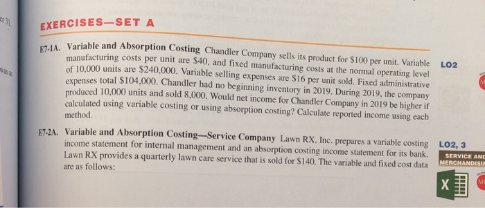 just 7-2A please with explaination too please Heres the Data needed along