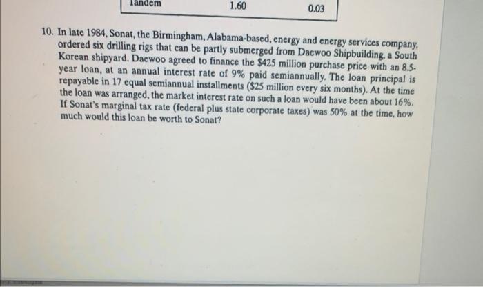 prepare an amortization table for the loan at 16% and at 9%