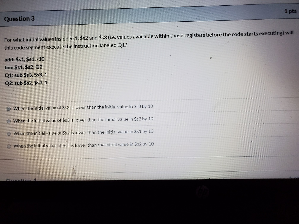 Computer design & architecture MIPS programming software named MARS need help in