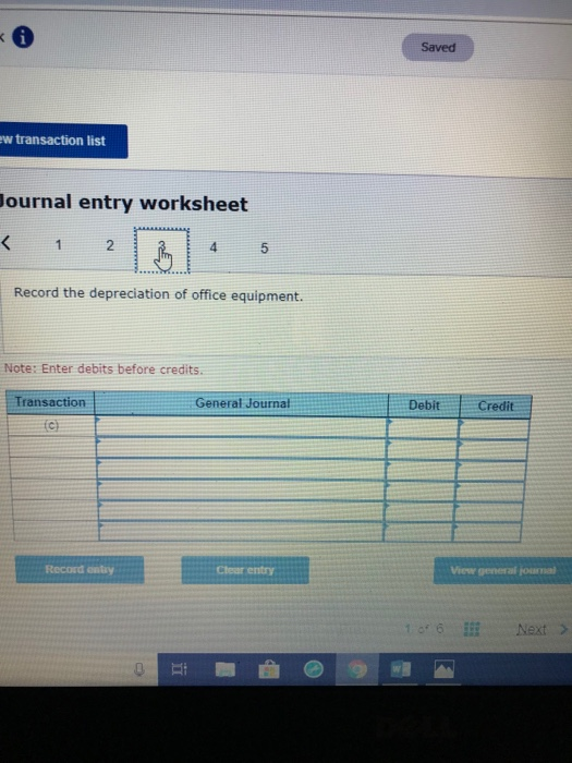 612 Depreciation expense-office equipment 620 office salaries expense 636 Insurance expense-Office equipment