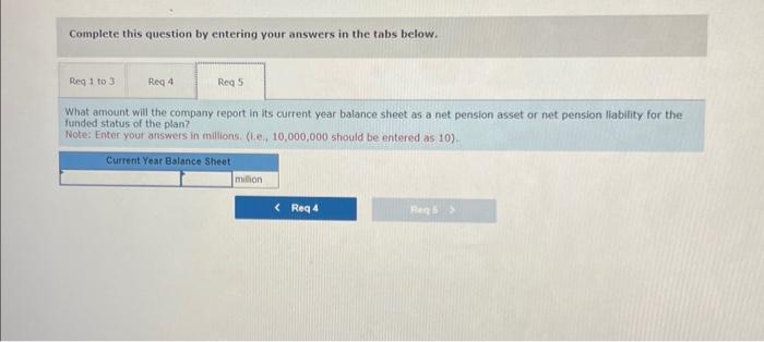 yeat balance sheet as a net pension asset or net pension liability