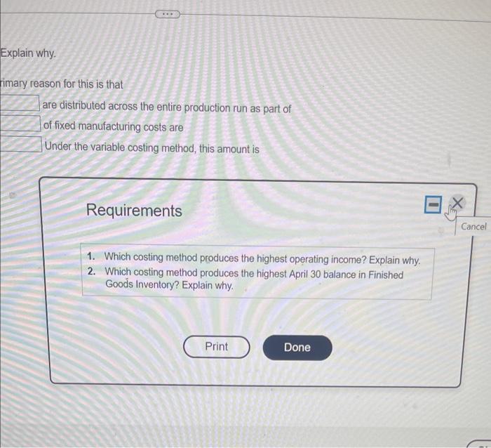  Explain why. imary reason for this is that are distributed across