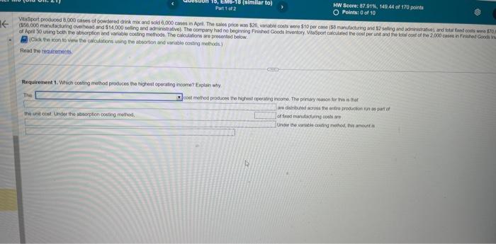 the entire production run as part of of fixed manufacturing costs are