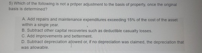 can you please solve this with an explanation 5) Which of the