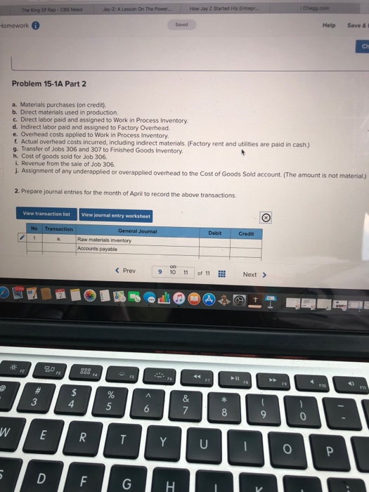 15-1A Production costs computed and recorded; reports prepared LO C2, P1, P2,