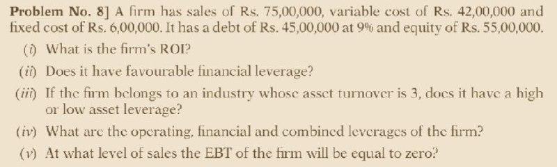 Please help me asap text answer please Problem No. 8] A firm