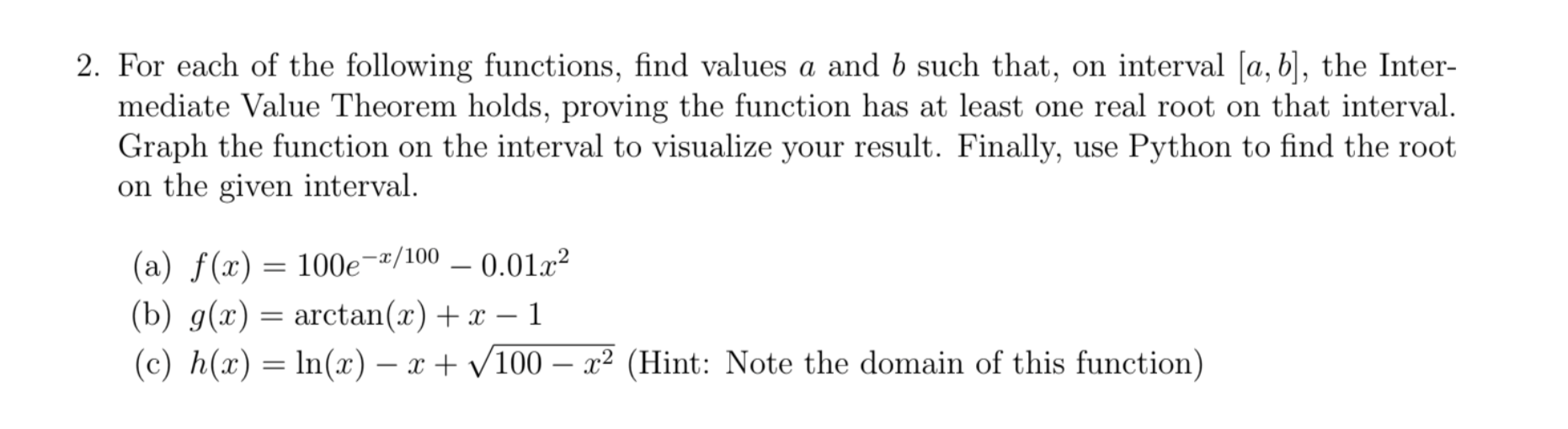  Code the following in phython using sympy commands only please 2.