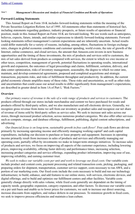 - Find the discussions about the accruals and deferrals in MD&A of