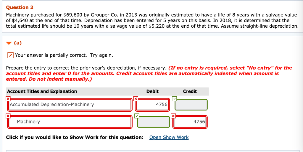  could you please help me this one? Question 2 Machinery purchased
