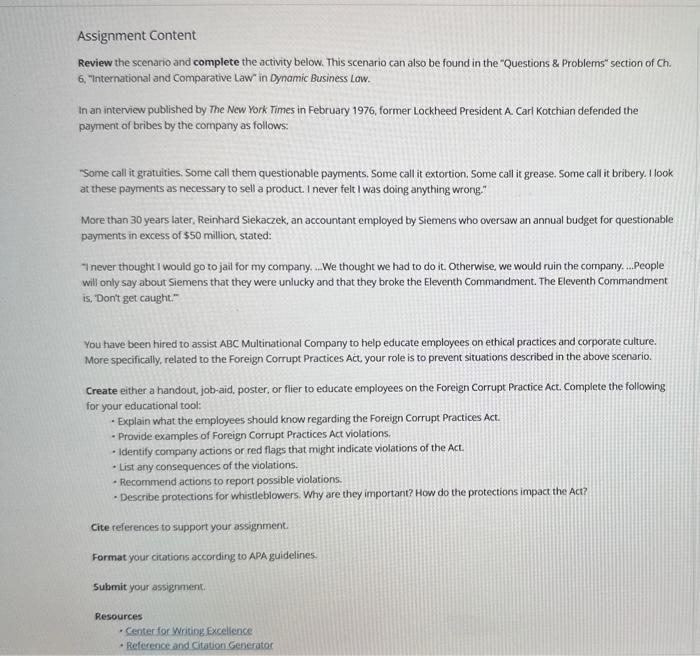 I require all work and answers please. Thank you! Assignment Content Review