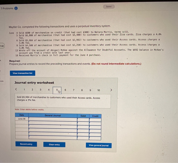 Zisa cards. Zisa charges a 4.0% fee. 6 Sold $5,984 of merchandise