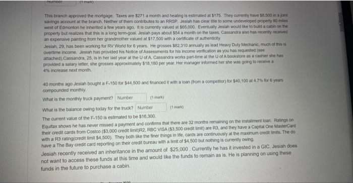provided and determine if the clients qualify for their loan request. (set