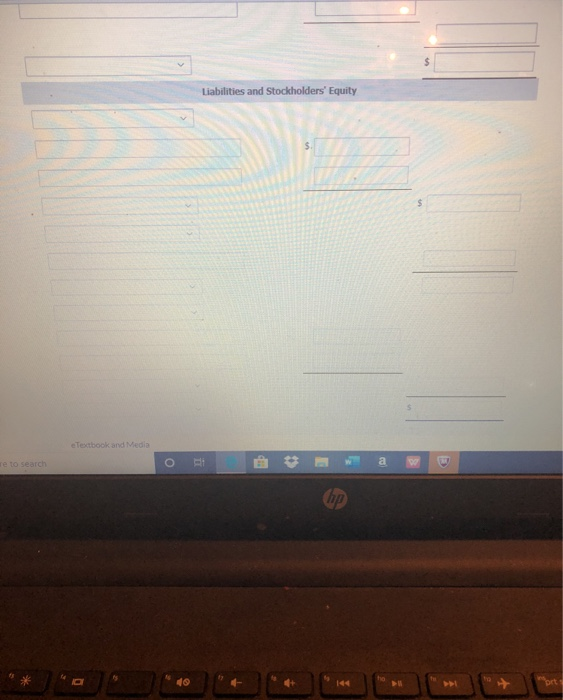 dollars are in millions.) Goodwill $4,060 Common stock 6,060 Equipment 1,560 Accounts