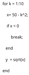 Rewrite the following code, using a while loop to avoid using the