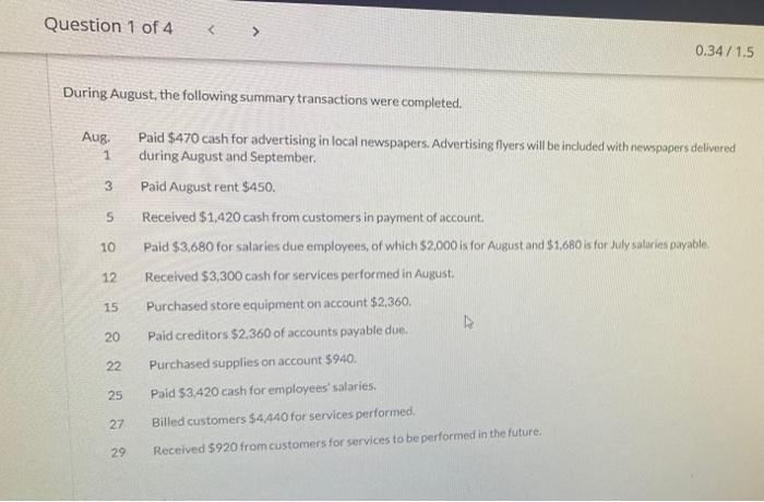 same order that showes in the picture Show Attempt History Current Attempt