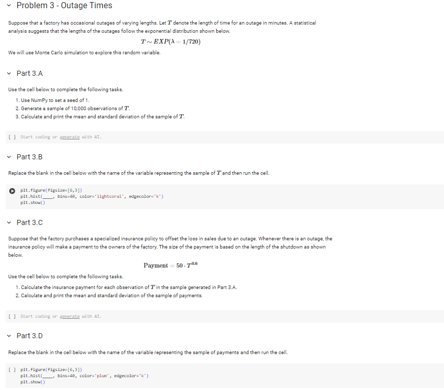 and math packages. [ ] import numpy as np import matplotilib.pyplot as