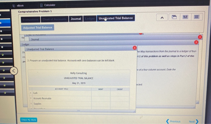 Kelly Consulting entered into the following transactions May 3 5 9 13