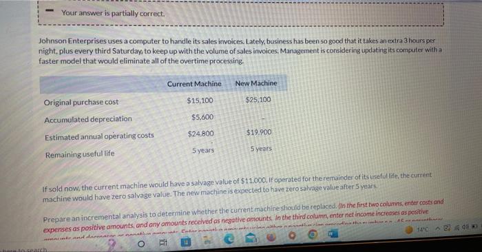  need help where its marked red Johnson Enterprises uses a computer