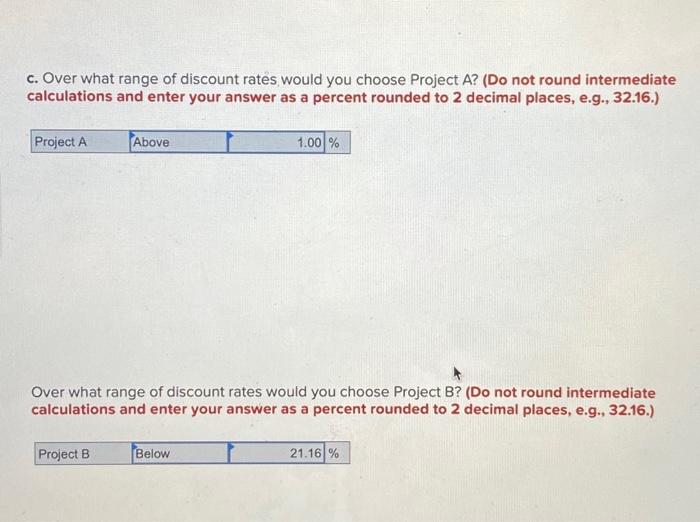 Cash Flow (A) Cash Flow (B) 0 -$52,000 -$52,000 1 28,000 15,800