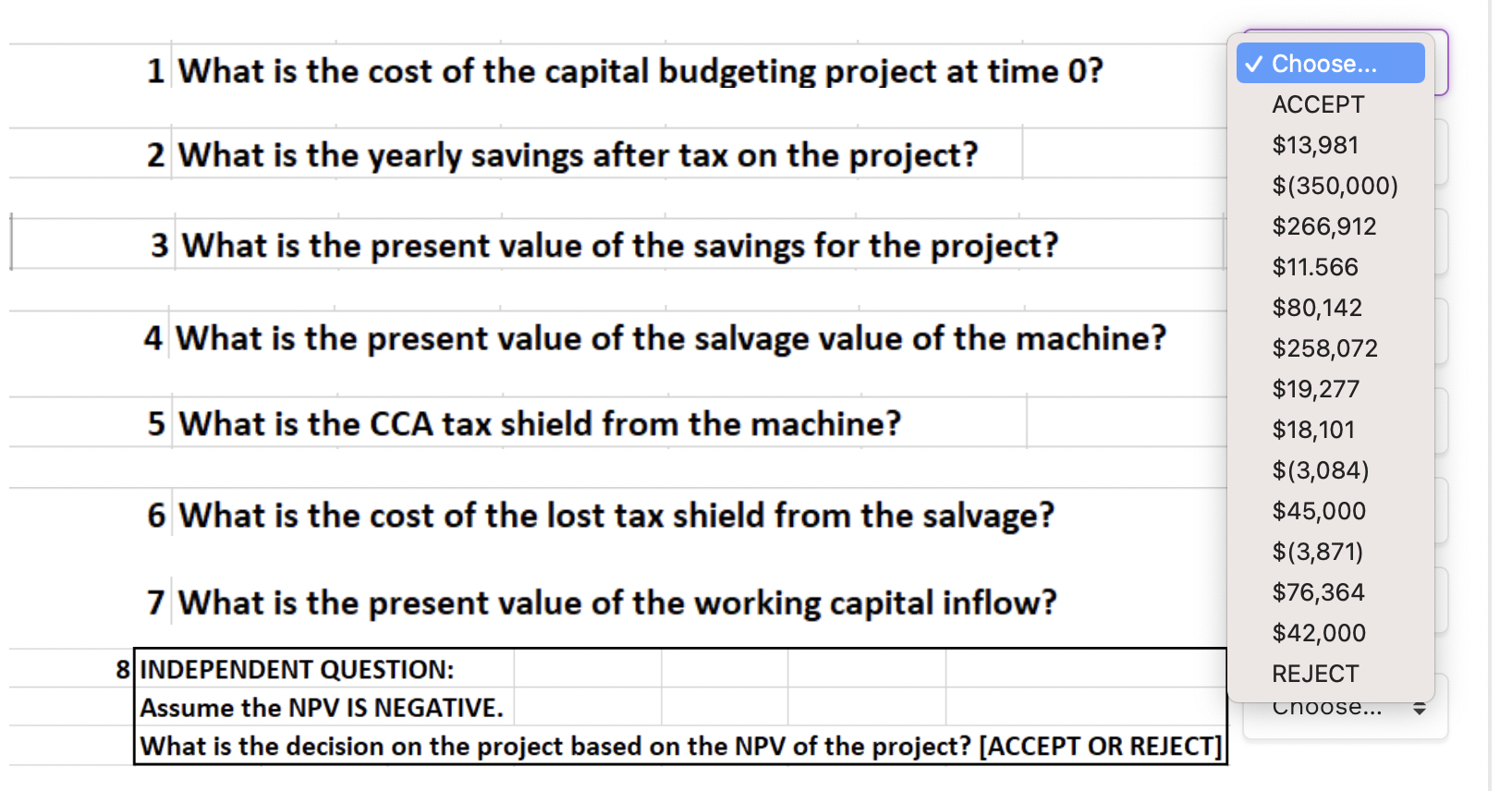 Deer Manufacturing Company is considering buying a new machine. The following operating