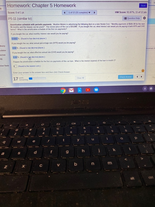 Please answer all parts with explanations using a spreadsheet or showing all