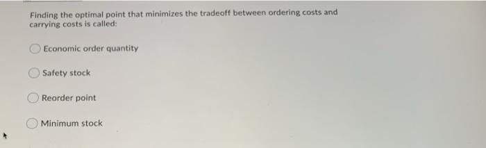 method that typically has the lowest value for Cost of Goods Sold