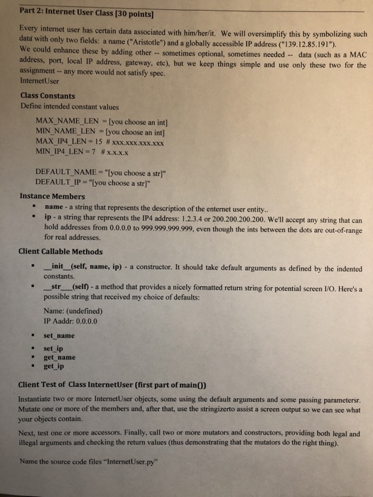 11:59 PM Overview This assignment will give you experience with dictionaries and