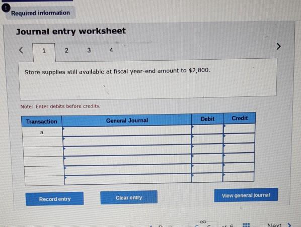 below The following unadjusted trial balance is prepared at fiscal year-end for