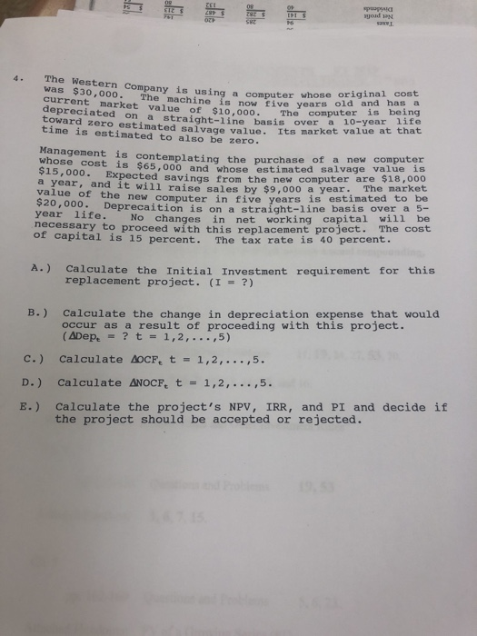  The Western Company is using a com tibed zero on value