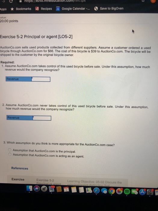  https!//ezi Apps * Bookmarks Recipes 22 Google Calendar -... Save to