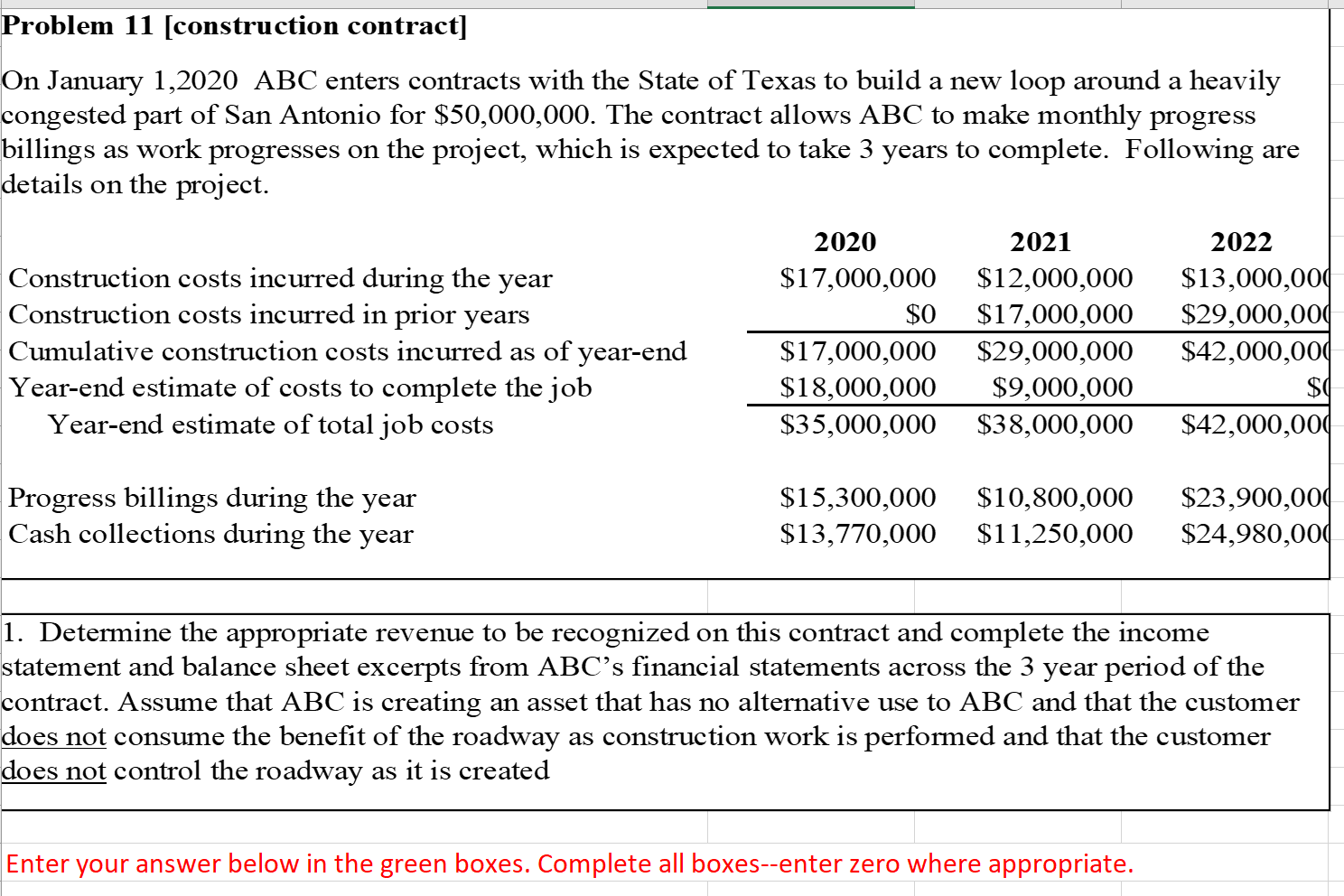 Please answer the entire problem and provide explanations where necessary. I'm using