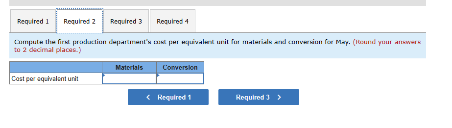 production departments. All of the material that is used in the first