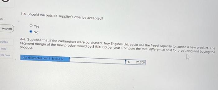 Troy Engines Ltd. manufactures a variety of engines for use in heavy