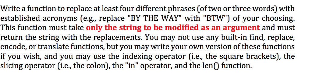  Write a function to replace at least four different phrases (of