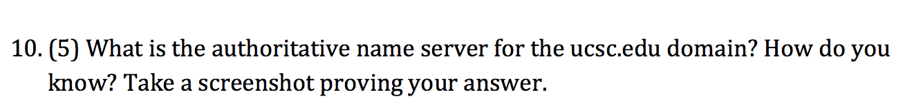 Wireshark and listening on the any' interface. Using nslookup, find the A