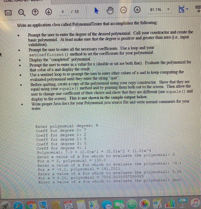 be tested for some simple algebraic functionality ahead of the next research