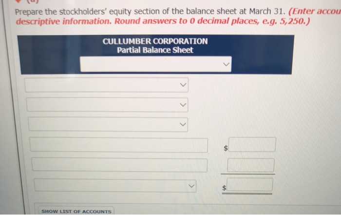 14-03A a-d (Part Level Submission) On January 1, 2020, Cullumber Corporation had