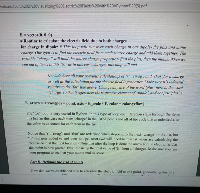 Calculating the electric field Before we can calculate the electric field E
