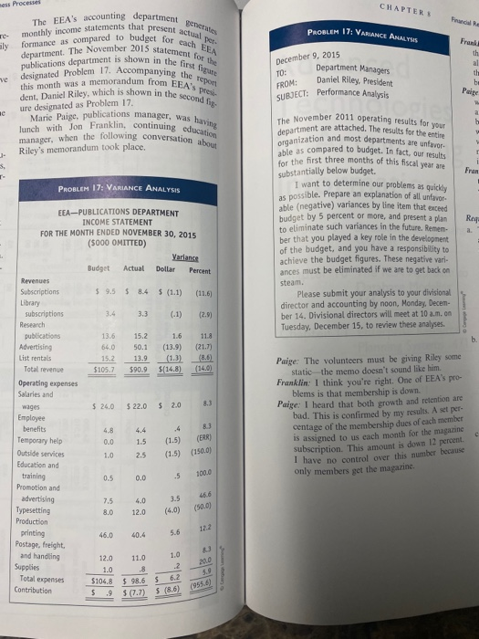 VARIANCE ANALYSIS Engineers Education Association (EEA) is a volun- teer membership organization