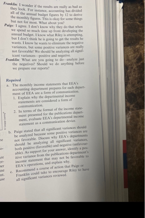 providing educational and professional services to its members. The profes- sional staff