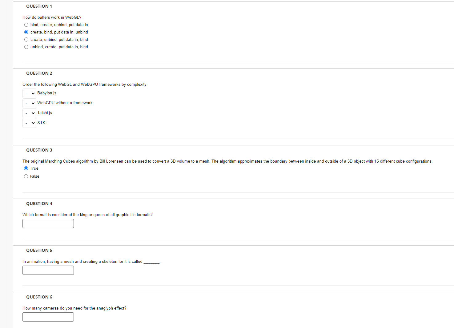 Cs460 Computer Graphics pls do this quick!!! I will upvote immediately How