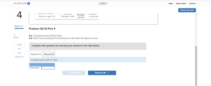 April is $379,000. Overhead costs incurred in April are: indirect materials, $57,000