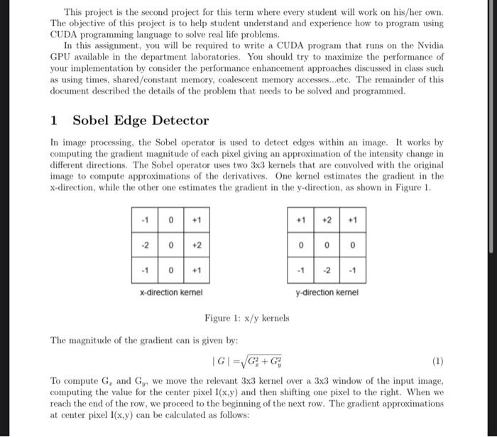  This project is the second project for this term where every