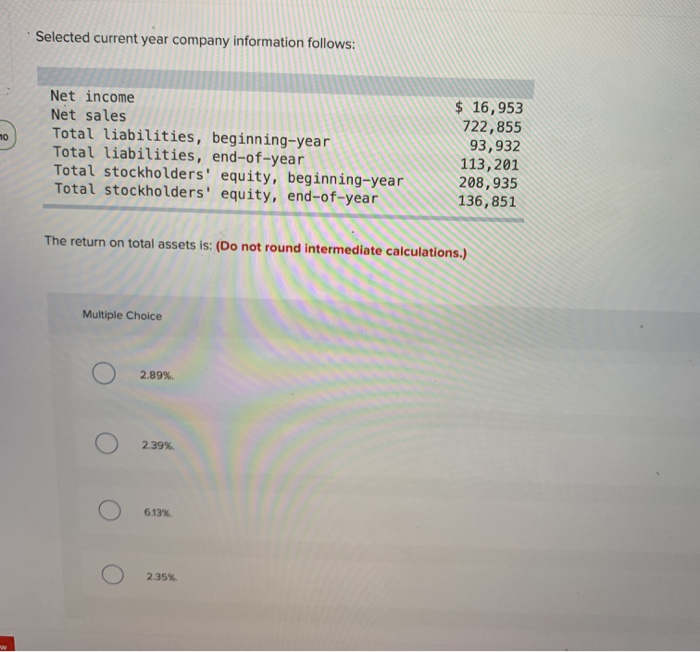 indirect method, the following information is available: Net income Accounts payable decreased