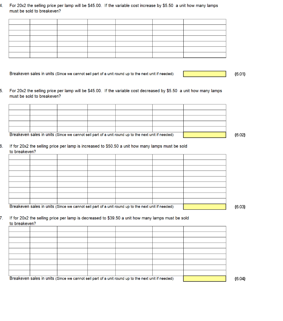 (Commission per unit) @ $3.00 Administrative Expenses: Fixed Variable @ $2.00 Total