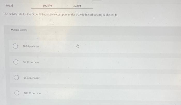 cost pools-Machining. Ordet Filling. and Other, In the first stage allocitions, costs